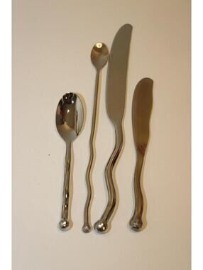 Izabel Lam Stainless Steel STREAM, Spoon, Knife, Iced Tea, Butter Knife